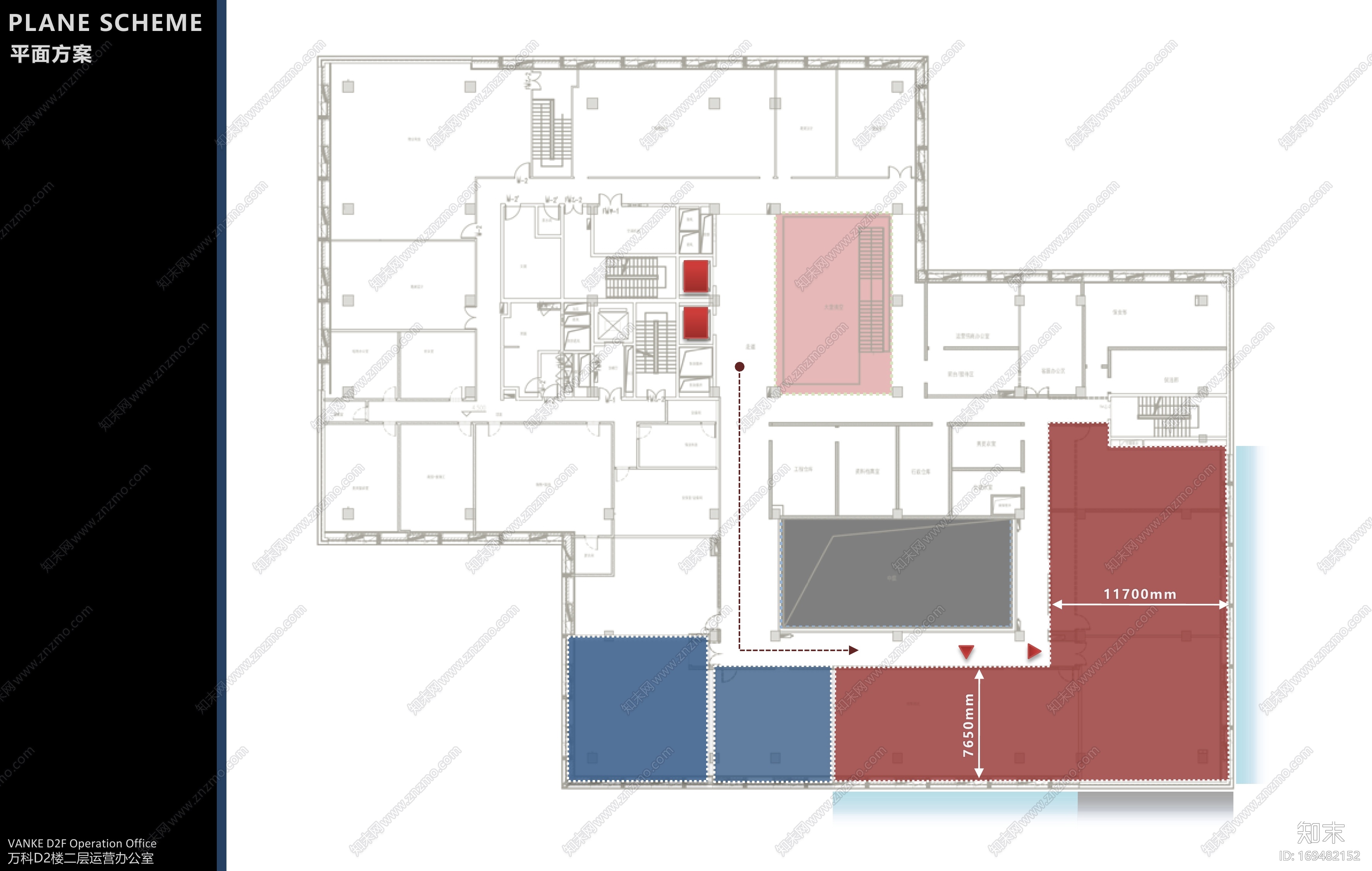 上海万科御河硅谷运营办公室|CAD施工图+效果图+设计方案+物料表施工图下载【ID:169482152】