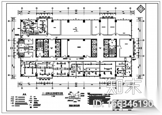 检验检疫局净化实验室图纸cad施工图下载【ID:166346190】