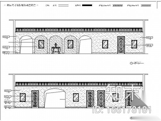 [甘肃]某度假村山庄会所室内施工图（含效果和实景）cad施工图下载【ID:166178181】
