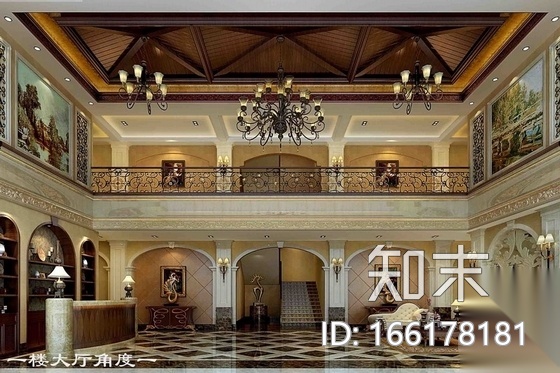 [甘肃]某度假村山庄会所室内施工图（含效果和实景）cad施工图下载【ID:166178181】