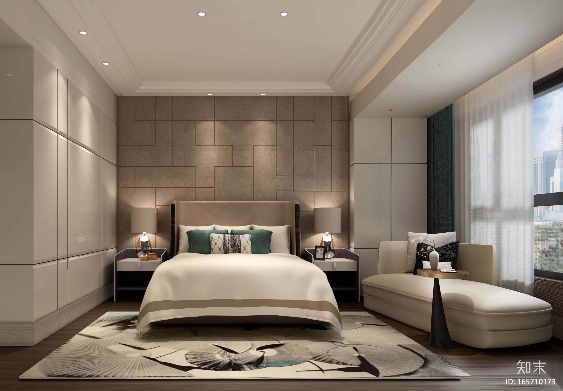 [上海]邱德光-东樱花苑C2户型施工图+效果图施工图下载【ID:165710173】