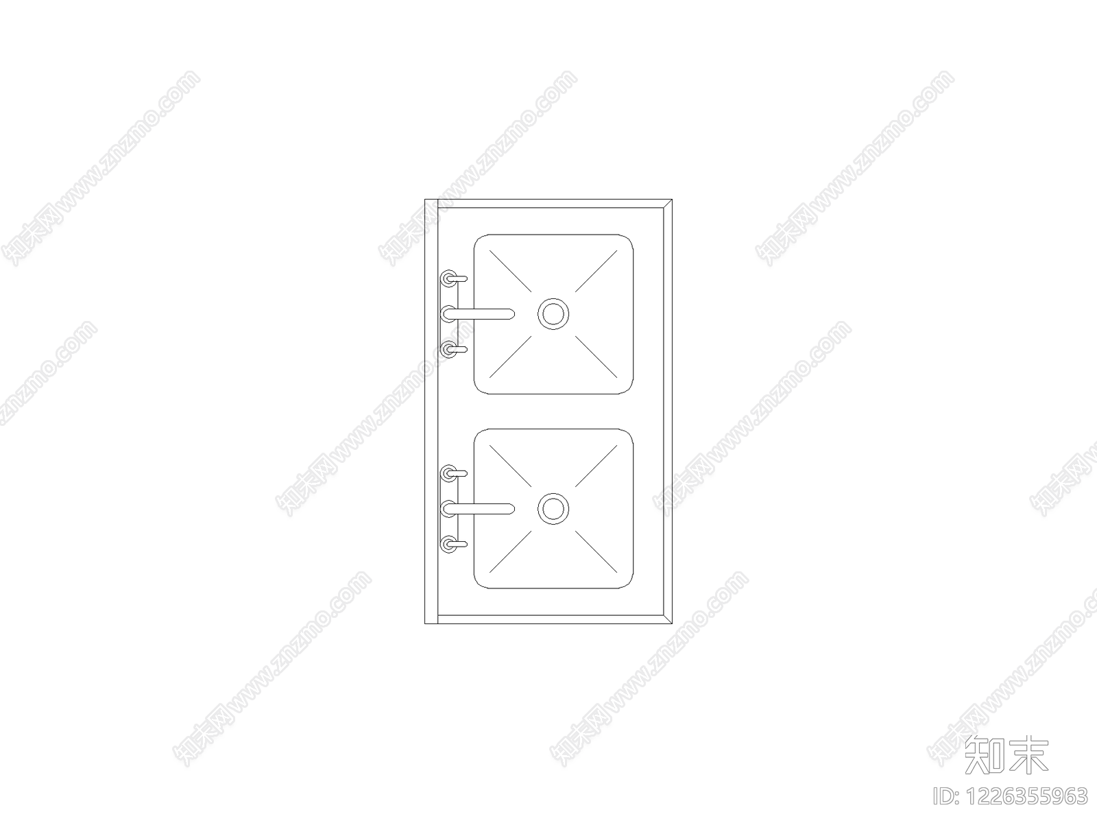 门CAD图纸