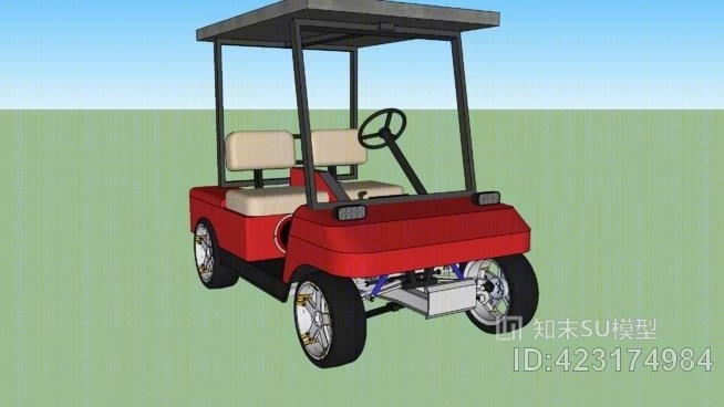 高尔夫球车调谐SU模型下载【ID:423174984】