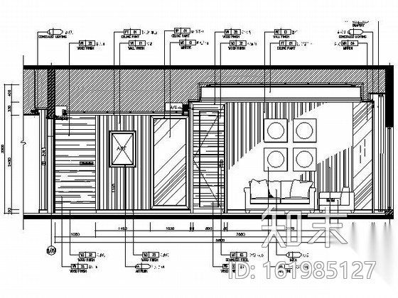 [厦门]某假日大酒店26号客房施工图cad施工图下载【ID:161985127】