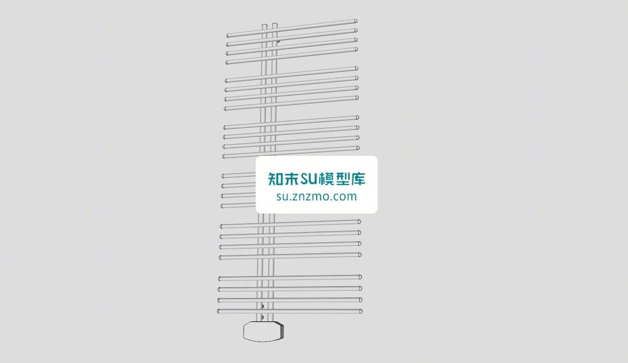 钢制翅片电器暖气片SU模型下载【ID:148512171】
