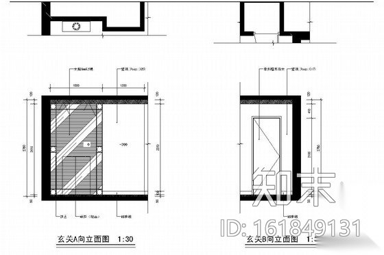 [沈阳]花园式小区高层住宅楼三居室现代风格室内装修图（...cad施工图下载【ID:161849131】