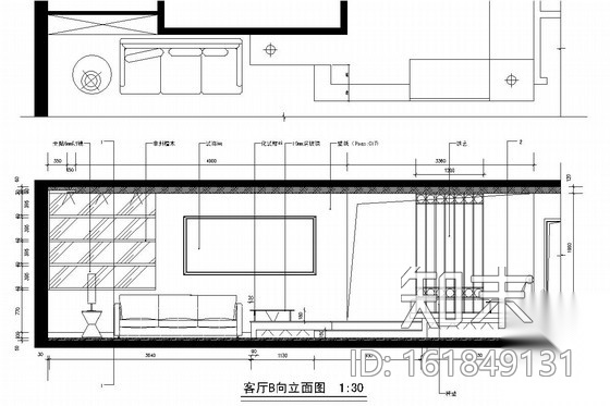 [沈阳]花园式小区高层住宅楼三居室现代风格室内装修图（...cad施工图下载【ID:161849131】