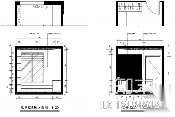 [沈阳]花园式小区高层住宅楼三居室现代风格室内装修图（...cad施工图下载【ID:161849131】