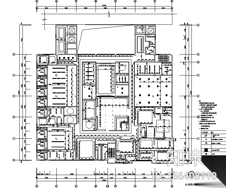 科技园厂房办公空间设计施工图（附效果图）cad施工图下载【ID:166408110】