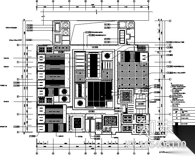 科技园厂房办公空间设计施工图（附效果图）cad施工图下载【ID:166408110】