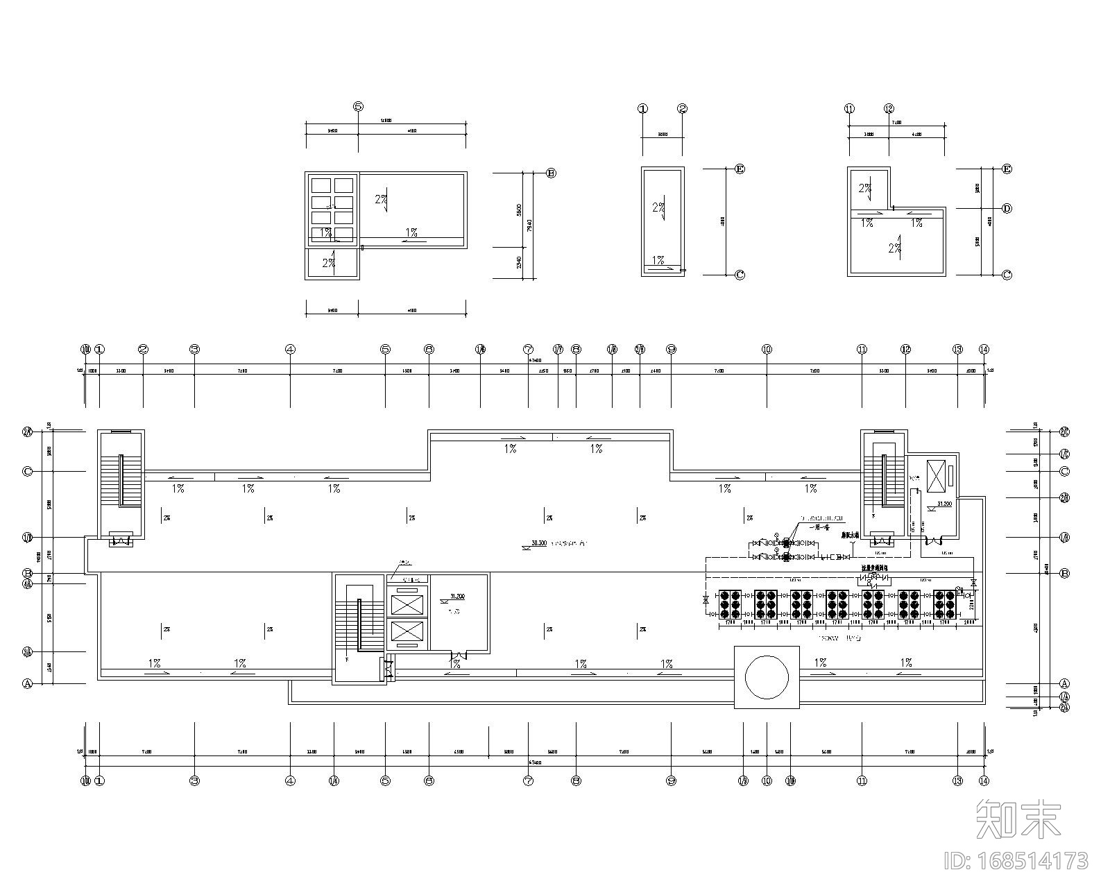 浙江岱山某医院住院楼中央空调设计施工图施工图下载【ID:168514173】