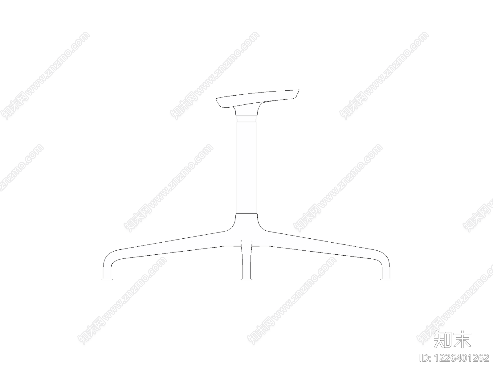 椅子cad施工图下载【ID:1226401262】