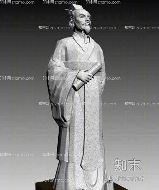 雕塑33D模型下载【ID:31978586】