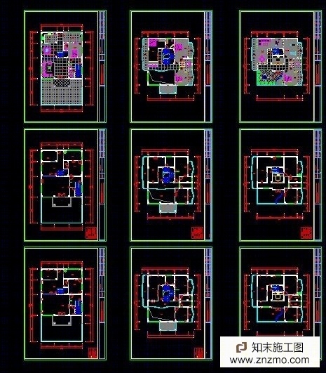 整套别墅方案施工图施工图下载【ID:36940764】