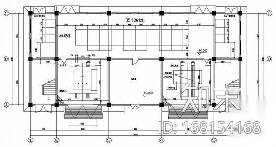 35KV降压站全套电气施工图纸cad施工图下载【ID:168154168】