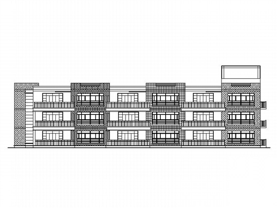 [杭州]某枫华府第九班幼儿园建筑施工图cad施工图下载【ID:166209175】