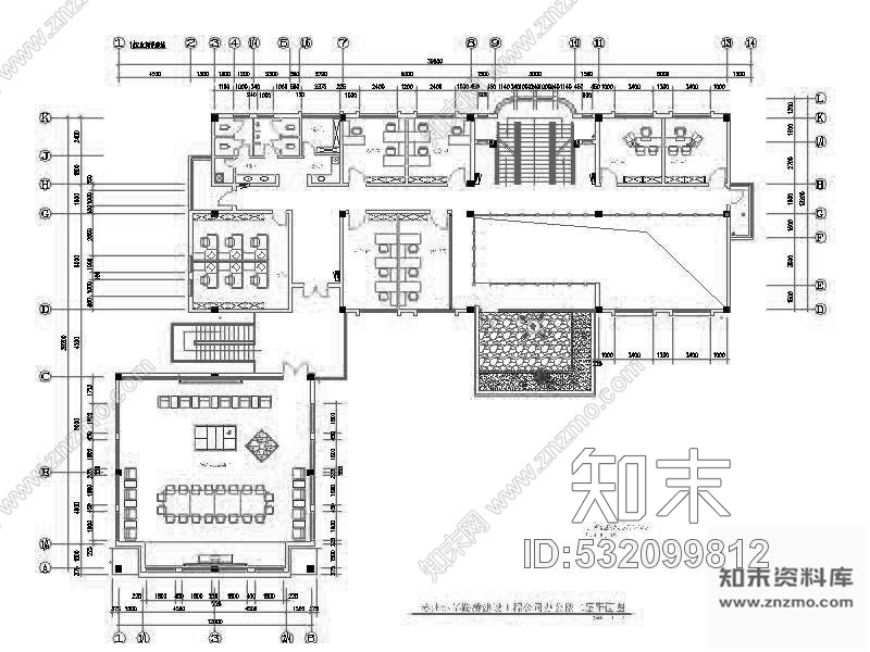 施工图苏州某建设工程公司办公楼装修图(含效果)施工图下载【ID:532099812】