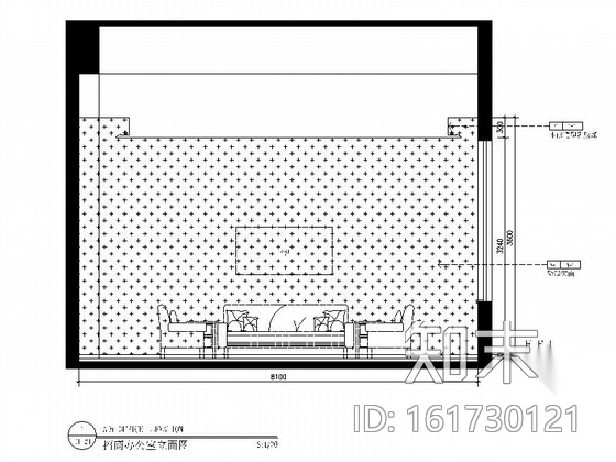 [重庆]某住宅小区售楼处室内装修施工图cad施工图下载【ID:161730121】