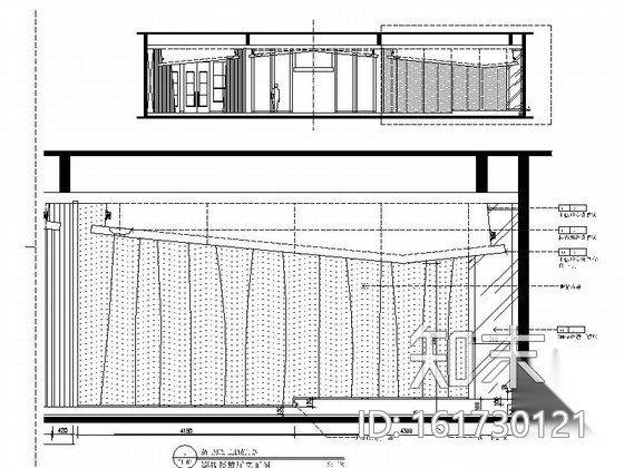 [重庆]某住宅小区售楼处室内装修施工图cad施工图下载【ID:161730121】