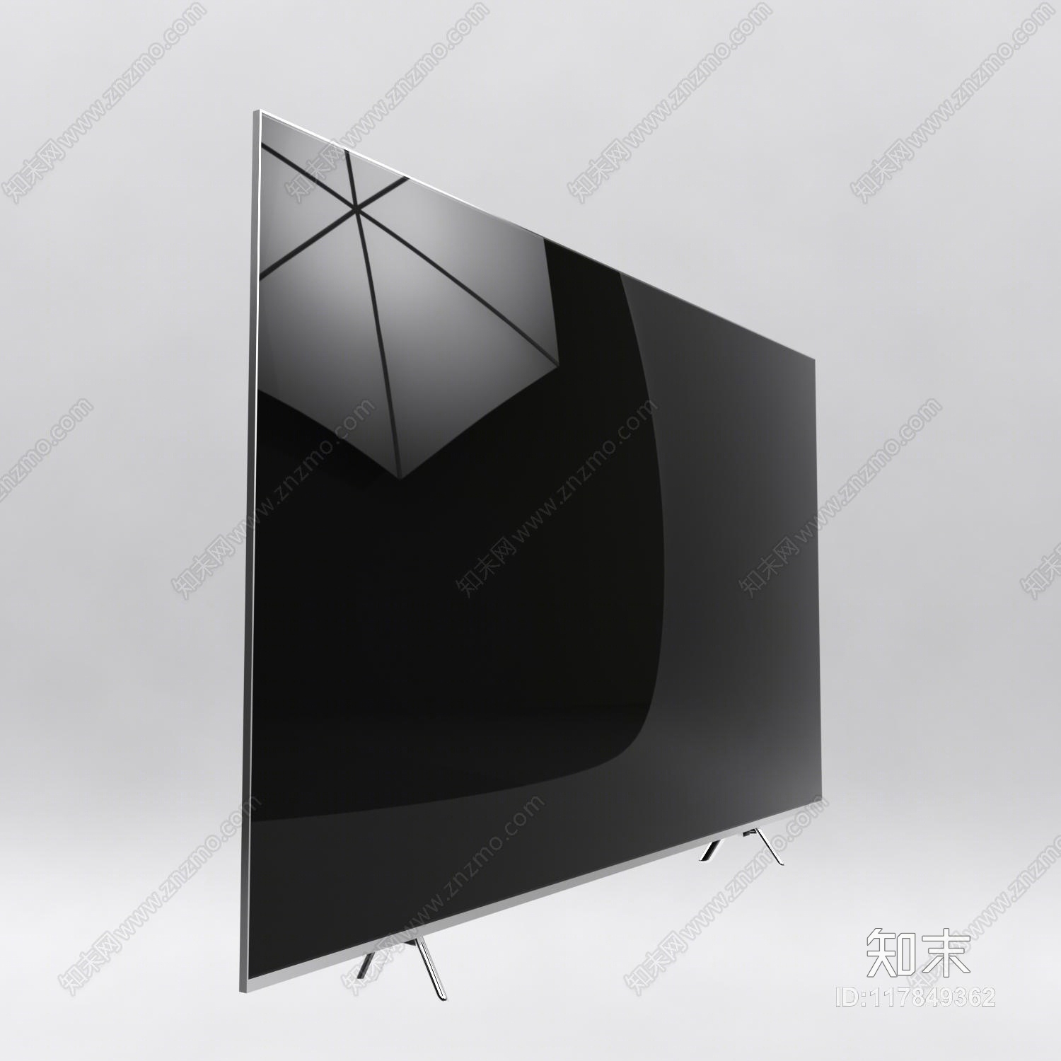 液晶电视机显示器3D模型下载【ID:117849362】