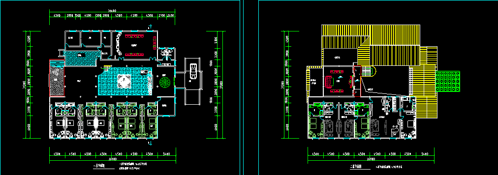 7套徽派建筑设计CAD图施工图下载【ID:164869183】