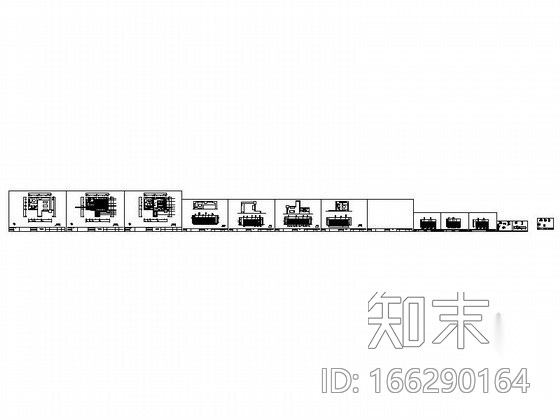 休闲桑拿VIP室装修图cad施工图下载【ID:166290164】