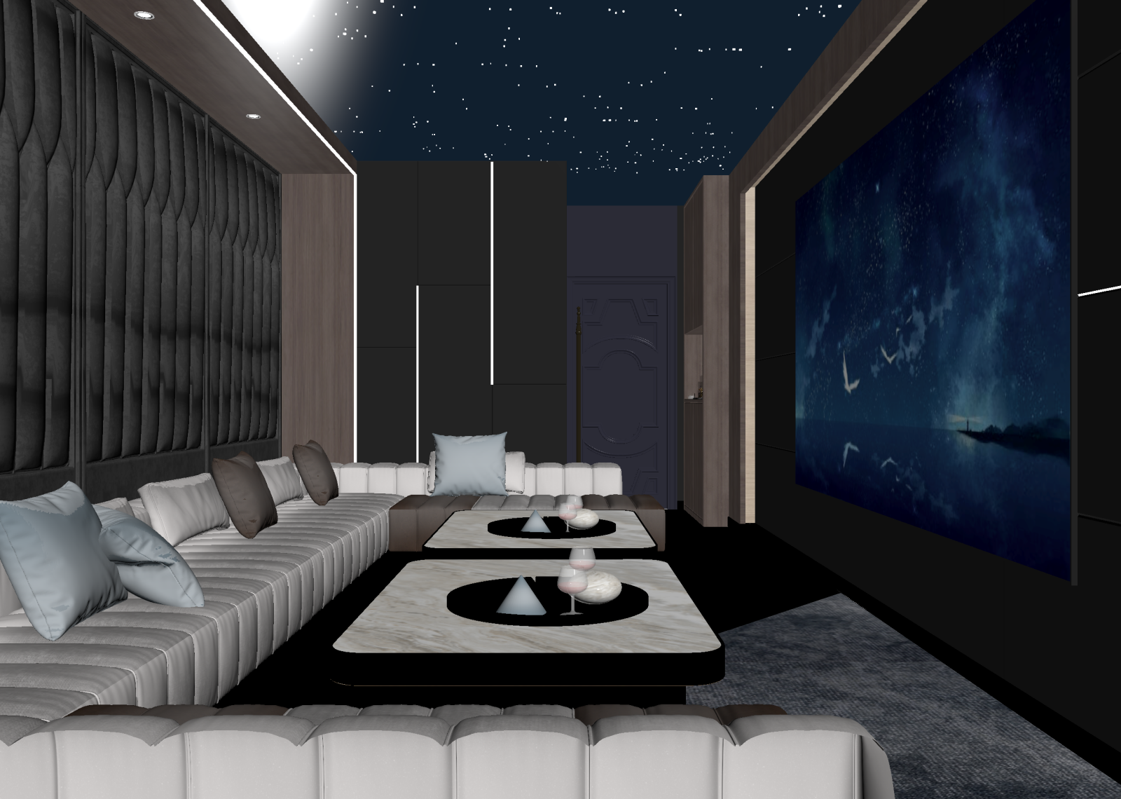 现代包厢3D模型下载【ID:1214453091】