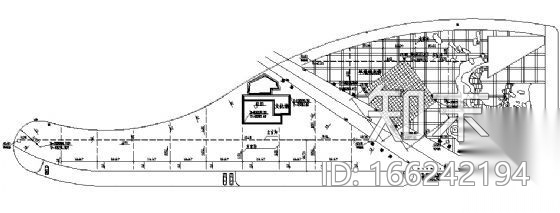 广场地下排水盲沟布置图cad施工图下载【ID:166242194】