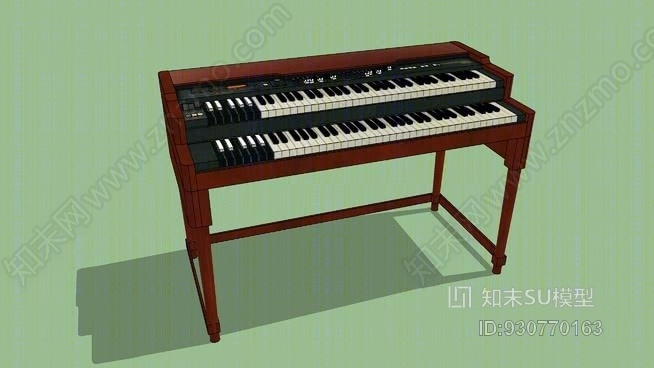 哈蒙德XK3+XLK+林分SU模型下载【ID:930770163】