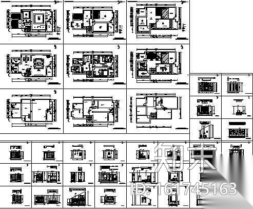 某售楼处装修设计图cad施工图下载【ID:161745163】