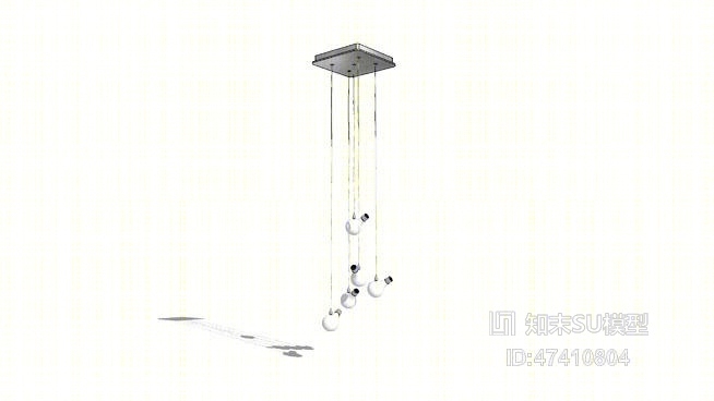 吊灯SU模型下载【ID:317947816】