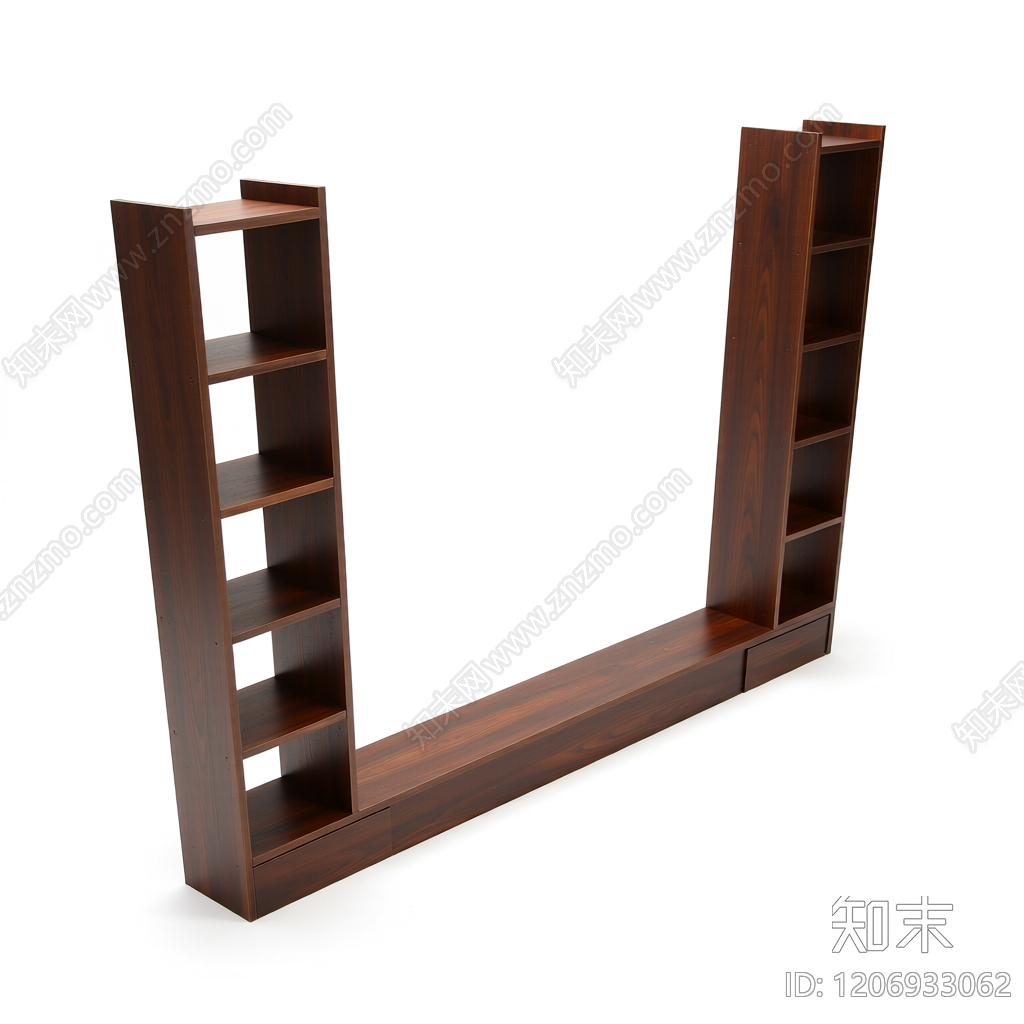 L型电视墙组合体3D模型下载【ID:1206933062】