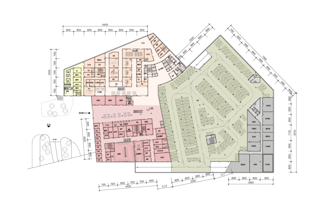 [深圳]大型退台式省级综合性医院建筑设计方案文本施工图下载【ID:151579192】