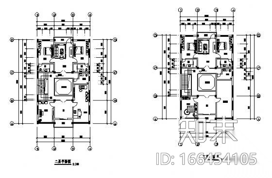 某徽派建筑设计方案图施工图下载【ID:166454105】