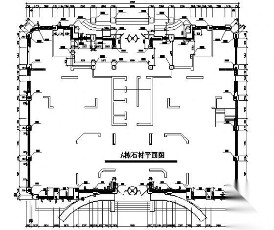 北京某二层干挂微晶石石材幕墙施工图cad施工图下载【ID:151432173】