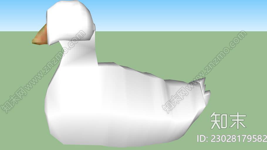 “编辑我”鸭子SU模型下载【ID:1161708022】