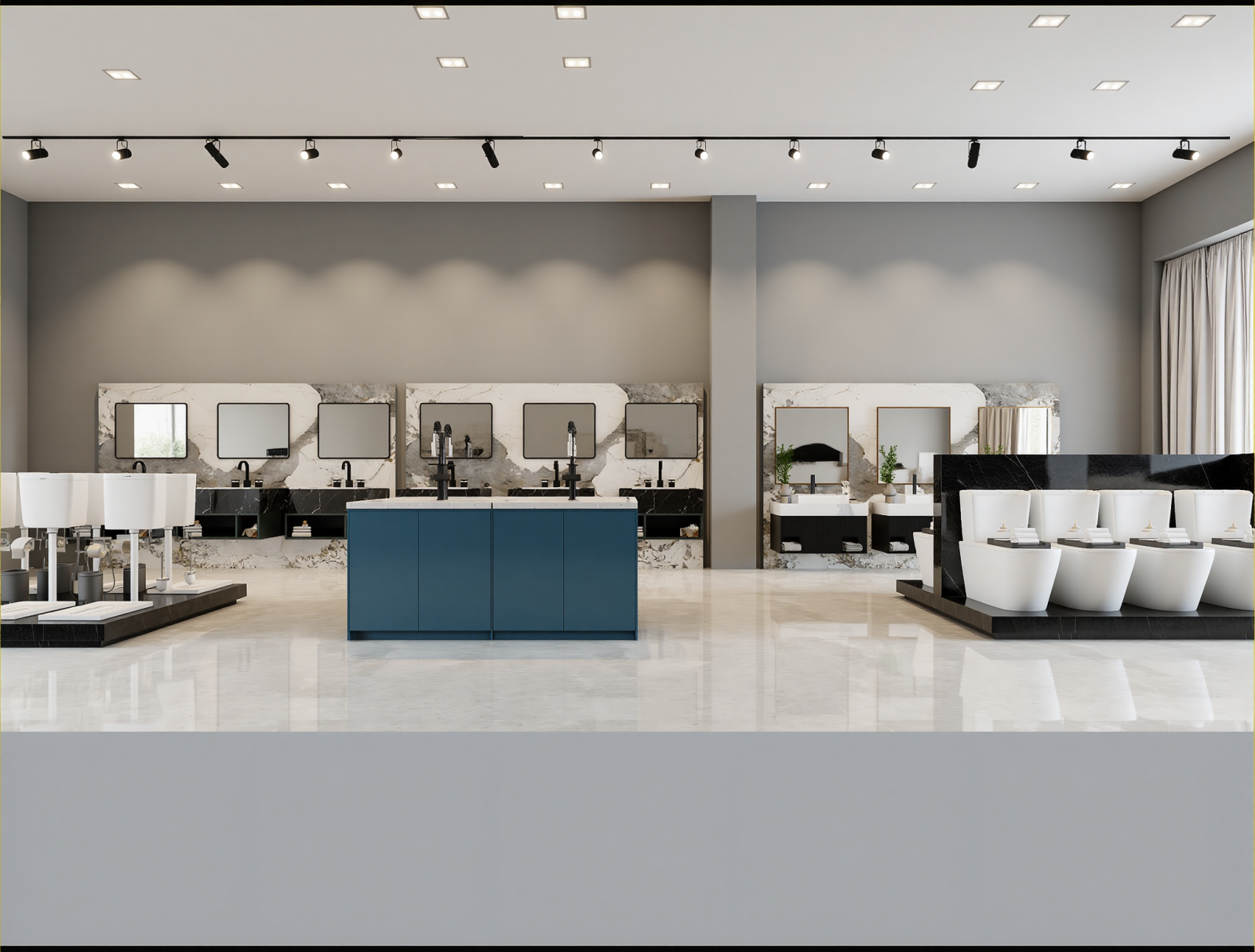 现代卫浴展厅3D模型下载【ID:1214780072】