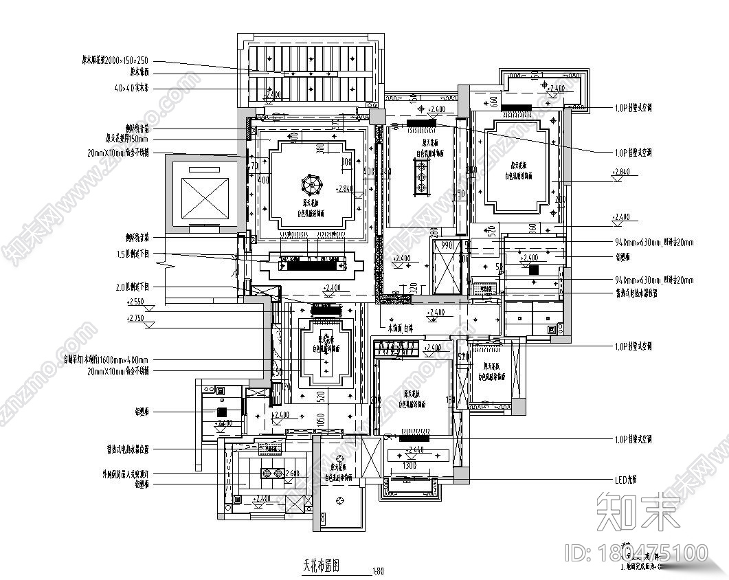 [广东]汕头香域水岸3栋住宅装修施工图施工图下载【ID:180475100】