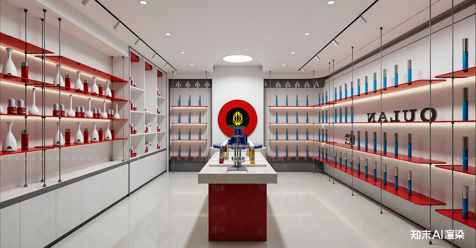 现代美妆店SU模型下载【ID:1216006066】