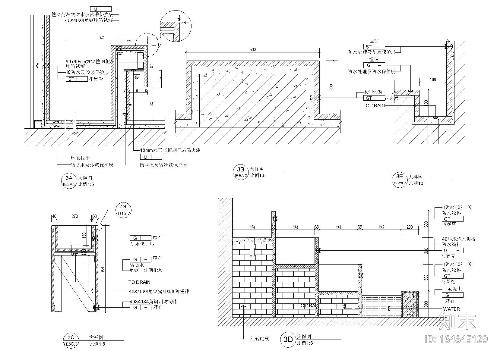 北京静雅八层现代会所​设计施工图+效果图施工图下载【ID:164845129】