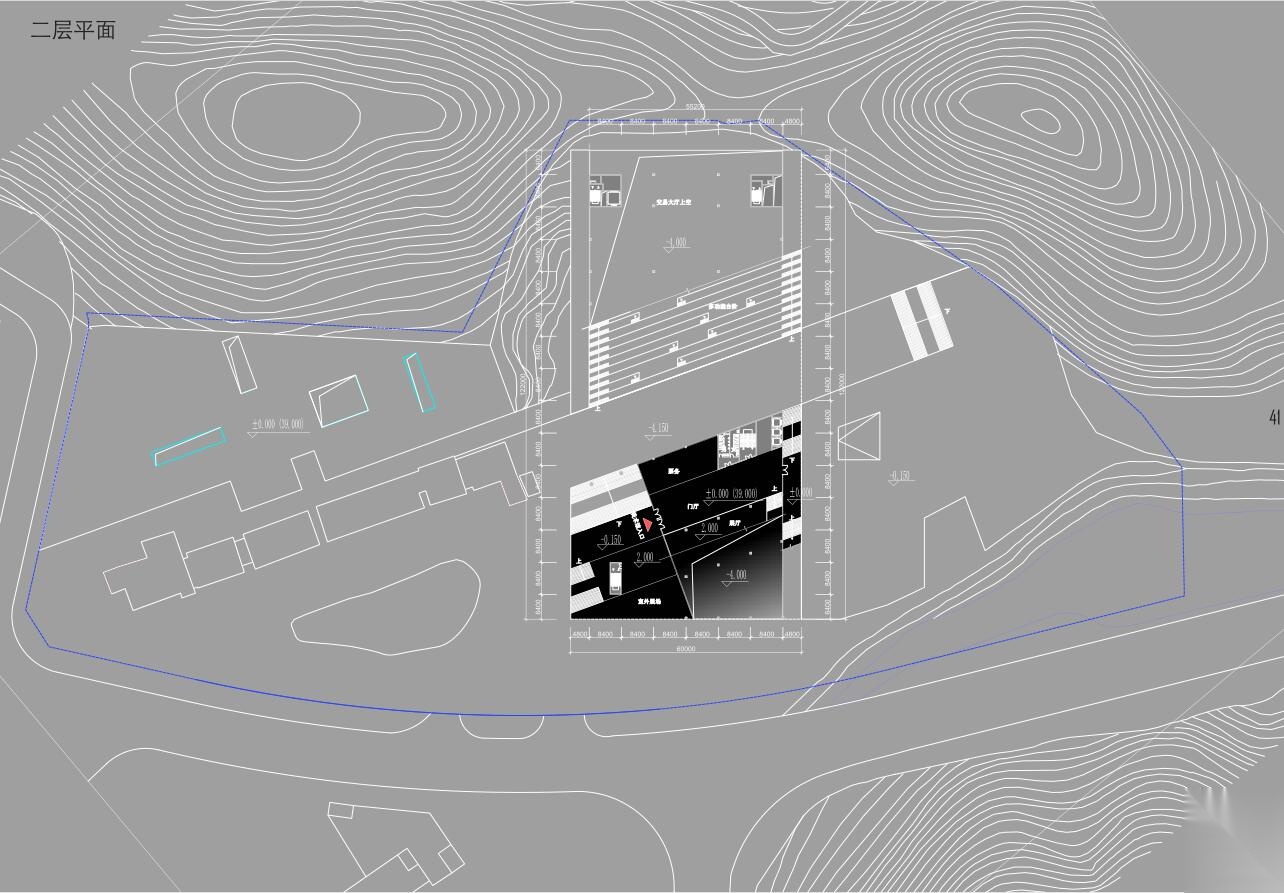 [广东]某市观兰版画基地美术馆及交易中心（CAD+文本+动...cad施工图下载【ID:165932187】