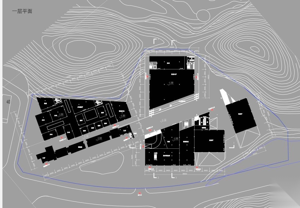 [广东]某市观兰版画基地美术馆及交易中心（CAD+文本+动...cad施工图下载【ID:151602174】