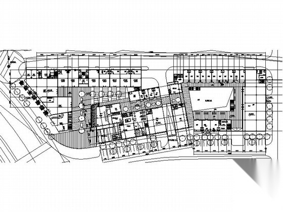 [成都]某城市花园低层商业街建筑方案图cad施工图下载【ID:166552181】