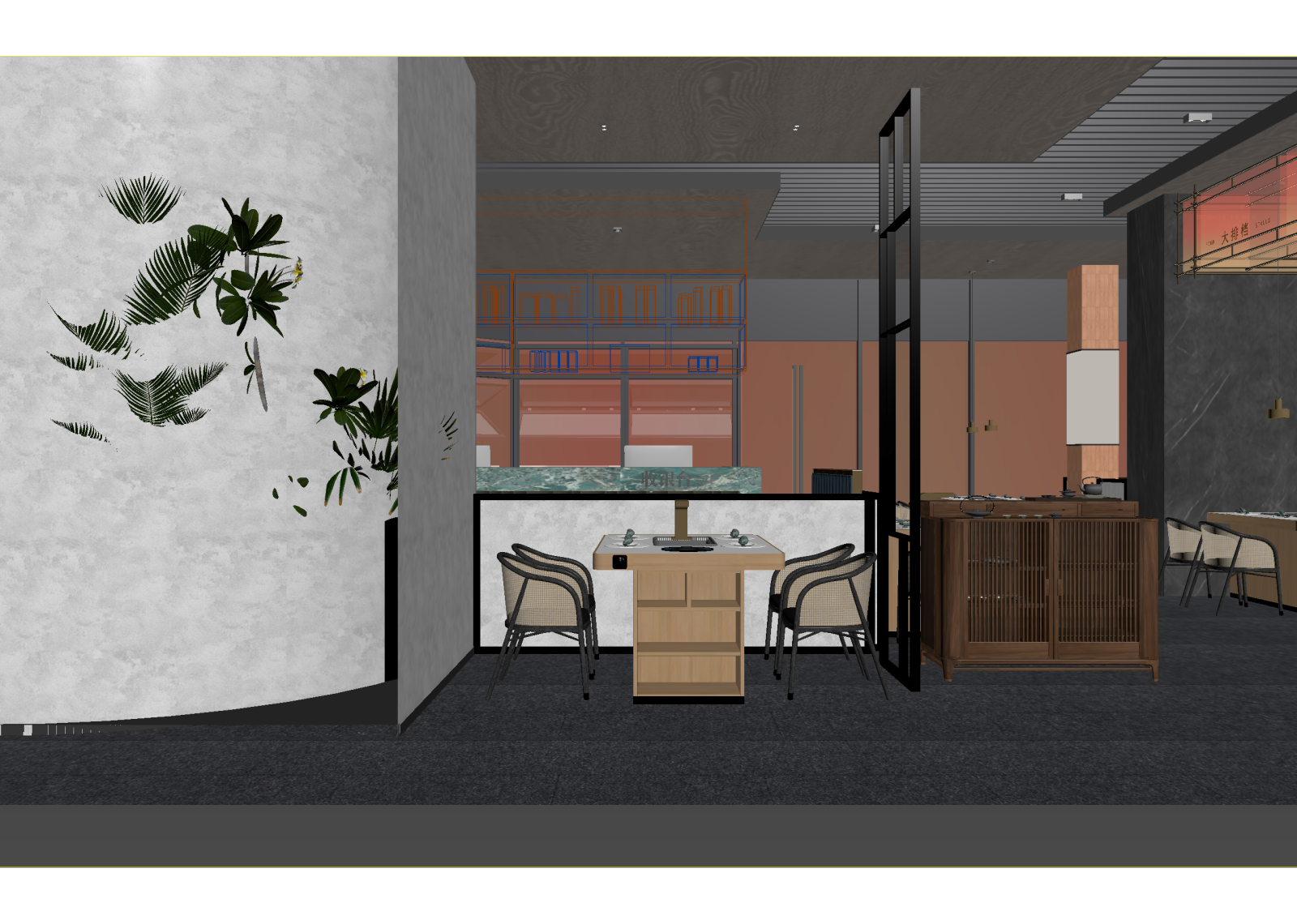 中式茶馆3D模型下载【ID:1214754807】