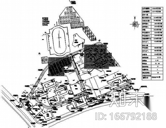 [江苏]某职教中心环境景观设计施工图cad施工图下载【ID:166792188】