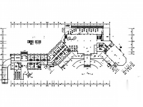 [三亚]某二层欧式高尔夫会所建筑施工图施工图下载【ID:167060138】