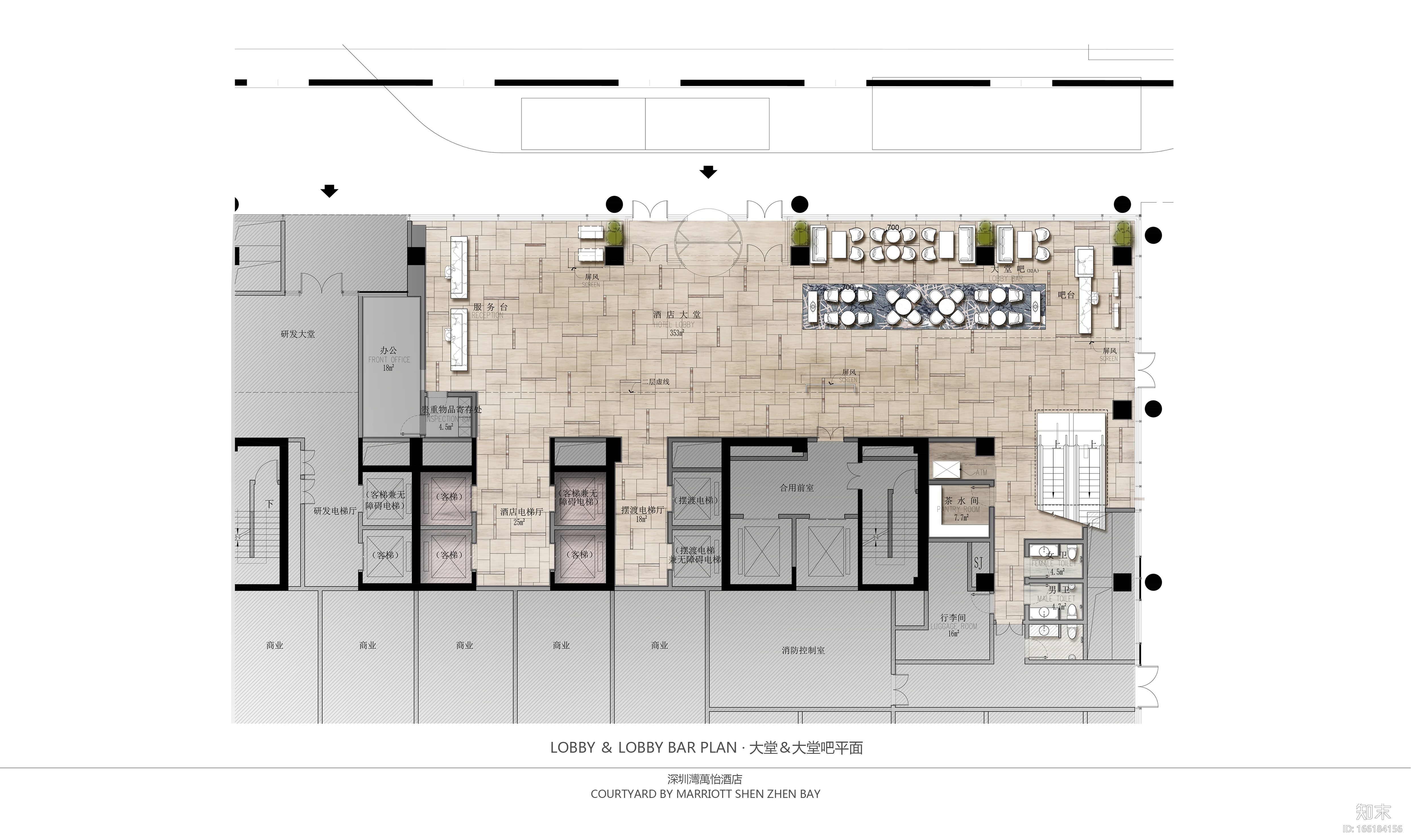 深圳湾万怡酒店室内设计方案文本+效果图cad施工图下载【ID:166184156】