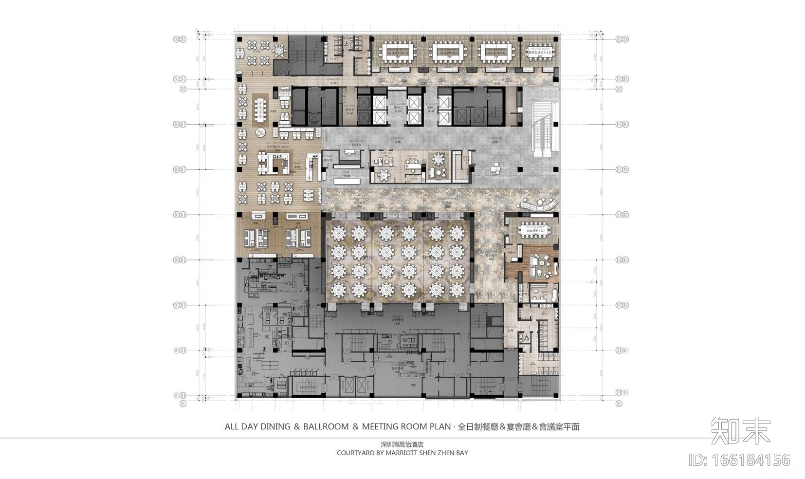 深圳湾万怡酒店室内设计方案文本+效果图cad施工图下载【ID:166184156】