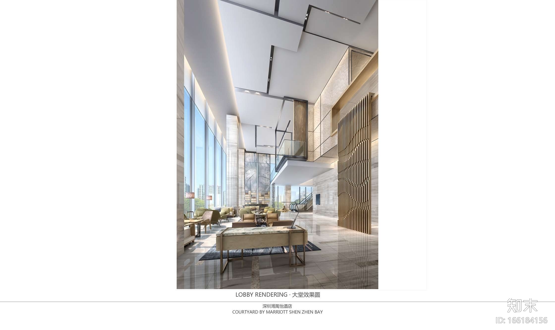 深圳湾万怡酒店室内设计方案文本+效果图cad施工图下载【ID:166184156】