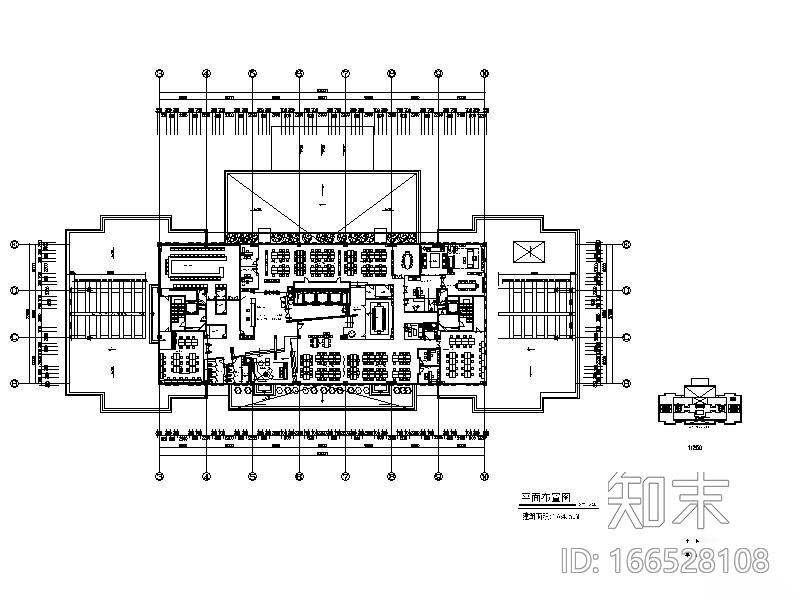 一套详细的办公空间设计施工图cad施工图下载【ID:166528108】